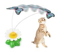 Pssopp Juguetes Automáticos para Gatos, Divertidos Juguetes Electrónicos de Mariposa para Ejercicios, Juguetes para Gatos, Juguetes para Gatos Domésticos de Interior, Gatitos