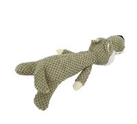 Pssopp Juguetes chirriantes de Peluche para Perros, Juguetes para Masticar con Forma de Lobo, Juguete de Peluche para Cachorros para Mascotas Grandes y pequeñas, Juguetes de Entrenamiento para Perros