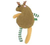 Pssopp Juguetes de Perros de Peluche Interactivos Chirriantes, Peluche para Mascota Animal para Al Aire Libre con Alivio de Estrés de Papel Arrugado