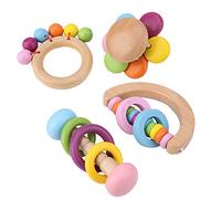 Pssopp Juguetes para Masticar Loros, Juego de Juguetes de Madera para Periquitos, Periquitos, Cacatúas, Ideales para Jugar y Cuidar el Pico