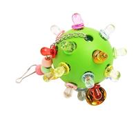 Pssopp Juguetes para Pájaros Bola Interactiva de Plástico para Colgar Pájaros, Juguete para Masticar Periquitos, Cacatúa, Conure, Lovebird, Cachorro, Gato, Loros, Jaula, Campanas, Bola, Jaula para