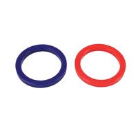Pssopp Junta de Cabezal de Grupo, Accesorios de Máquinas de café Groufead Junta de Reemplazo de Reemplazo para Uso Doméstico (rojo + azul)