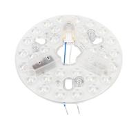 Pssopp Kit de Actualización de Luz LED para Ventilador de Techo de 5,3 Pulgadas, 15 W, Ventilador de Techo Redondo, Luz LED de Repuesto, Temperatura de 3 Colores, 3000K, 4200K, 6500K,