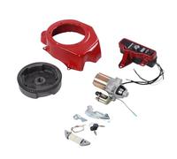 Pssopp Kit de Arranque Eléctrico, Material de Hierro, Piezas de Motor de Gasolina de Fácil Instalación para Generadores, Cultivadores y Bombas 168F 170F
