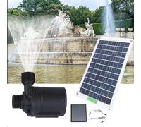 Pssopp Kit de Bomba de Agua Solar, Silicio Monocristalino, Potencia de 100 W, Ideal para Estanque de Jardín y Baño para Pájaros
