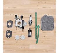 Pssopp Kit de Carburador de Soplador para ZAMA C1Q-S68G, Material Metálico de Alta Calidad, Fácil Instalación para Usuarios de BG45 BG55 BG65 BG85