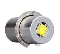 Pssopp Kit de Conversión LED Maglite, Diseño de Aleación de Aluminio, Luz Blanca Brillante 4,5 V 3 W para Linternas Maglight 3D 4D 5D 6D Mini Modelos