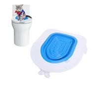 Pssopp Kit de Entrenamiento para el Baño de Gatos, Sistemas de Arenae Reutilizable Ambientalmente Amigable para el Medio Ambiente Bandeja para la Arenae para el Baño para Cachorros