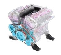 Pssopp Kit de Modelo de Motor Simulado, Juegos de Construcción, Adorno de Escritorio, Juguete Educativo de Ciencia Mecánica para Adolescentes, Niños, Kit de Modelo de Motor Simulado, Escultura de,