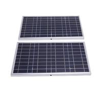 Pssopp Kit de Panel Solar de 200W con Marco de Aluminio de Alta Eficiencia, Compatible con RVS, Barcos y Remolques para Aplicaciones Fuera de la Red, Control Visual Ligero y Portátil para Exteriores