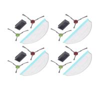 Pssopp Kit de Reemplazo de Filtro de Aspiradora Robot con Cepillo Lateral de Filtro HEPA y Paño de Fregona Piezas de Fibra ABS para Captura de Polvo Fino Succión Mejorada para Aspiradora Robot CC