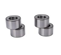 Pssopp Kit de Rodamientos de Rueda Delantera Trasera de Acero, 4 Piezas Grizzly 660, Piezas de Repuesto 93305 00601 00 para Grizzly YFM 550 660 700 2003 2018 ATV Riders