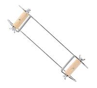 Pssopp Kit de Telar de Cuentas, Herramientas de Tejido de Acero Inoxidable, Dispositivo para Tejer Cuentas para Pulseras, Collares, Fabricación de Joyas con Base de Madera de Tensión