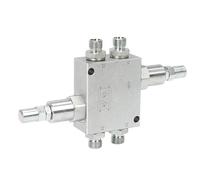 Pssopp Kit de Válvula Amortiguadora de Motor Giratorio Hidráulico, Válvula de Amortiguación para Miniexcavadora de Acero de Aleación con Manguera Hidráulica de 1 4 Pulgadas, Junta M14x1.5, Control de