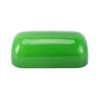 Pssopp Lámpara de Banquero Pantalla de Lámpara de Vidrio, Cubierta de de Escritorio de Estilo Retro Vintage de Banquero para Accesorios de Iluminación de Mesa de Oficina en Casa