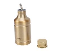 Pssopp Lámpara para útiles Escolares, Estufa de Alcohol de Aleación de Aluminio de 100 Ml con Cordón de Algodón para Acampar, Picnic, Senderismo, Laboratorio, Quemador de Alcohol de Metal, Lámpara