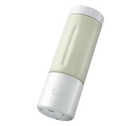 Pssopp Licuadora Portátil, Exprimidor Eléctrico USB Multifuncional de Rotación de Alta Velocidad para Viajes en Casa 400 Ml, Taza de Mano, Hielo Aplastado, (Doble cuchilla)