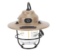 Pssopp Linterna LED para Camping, Luz Retro Impermeable para Camping, Recargable por USB, Iluminación Suave para Senderismo y Pesca (#2)