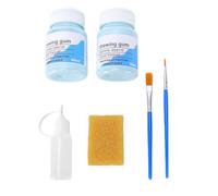 Pssopp Líquido de Suministros de Arte, Cinta Adhesiva Líquida de Color Agua Fácil de Despegar de Secado Rápido para Pintura Artística 2 Piezas 60 Ml Líquido de Enmascaramiento Azul para Pintura de