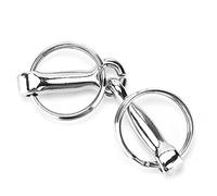 Pssopp Llavero Broca de Filete Llavero de Broca de Filete de Aleación de Zinc, Diseño de Herradura Fresco Conexión Estable Mano de Obra Exquisita Encantos de Bolsa Decorativa para Jinetes Otros