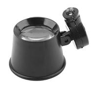 Pssopp Lupa LED 10X con Correa para la Cabeza, Lupa Iluminada Ajustable para Reparación de Relojes, Fabricación de Joyas e Inspección de Monedas