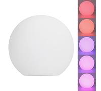 Pssopp Luz de Bola de Control Remoto RGBW 16 Colores 4 Modos Regulables con Control Remoto de 24 Teclas y 3 Pilas AAA para Decoración de Dormitorio, Sala de Estar y Guardería