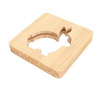 Pssopp Luz de Noche LED, Lámpara de Madera 3D de Pino Alimentada por USB con Diseño Hueco de Conejito Luz de Noche LED para Dormitorio de Niños, Guardería, Sala de Estar, Oficina