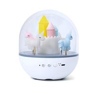 Pssopp Luz de Noche Romántica Lámpara de Noche de Carrusel Romántico, Lámpara de de Luz de Versátil Regalo Ideal para Decoración de Dormitorio Nan