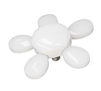Pssopp Luz LED Deformable para Garaje, 50W, 8000LM, Luz de Techo Plegable, Base E27 E26, Blanca de 6500K para Almacén, Balcón y Pasillo Al Aire Libre