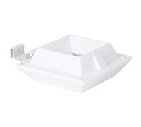 Pssopp Luz Solar para Canalón, Lámpara Solar de Plástico ABS para Valla con 6 LED de Luz Blanca Fría, Funcionamiento del Atardecer Al Amanecer, Fácil Configuración para Jardín, Camino, Pared, Porche,