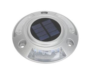 Pssopp Luz Solar para Carretera, Luces Solares para el Suelo, Luces Solares para Jardín Al Aire Libre, Aleación de Aluminio, Iluminación LED para Cubierta para Escalones, Acera,