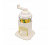 Pssopp Máquina Manual para Hacer Hielo Raspado, Trituradora de Hielo Manual con Manivela, Máquina para Hacer Conos de Nieve con Bandeja para el Hogar, Camping, Picnic, Viajes Al A