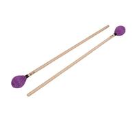 Pssopp Mazos de Marimba, Cabeza Enrollada en Algodón con de Arce, Cómodos para Principiantes y Profesionales, Resistentes a la Abrasión para Instrumentos de Percusión (PURPLE)