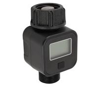 Pssopp Medidor de Agua LCD, Rastreador de Agua Ligero para Manguera de Jardín, Medición Precisa de hasta 99999 litros