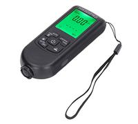 Pssopp Medidor de Espesor de Revestimiento Digital ABS con Función de Apagado Automático para Medición de Revestimiento de Pintura Uso en Exteriores (BLACK)