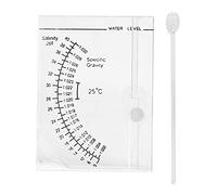 Pssopp Medidor de Salinidad para Acuario, Probador de Sal para Agua Dulce y Marina, Instrumento de Medición para Peceras y Estanques