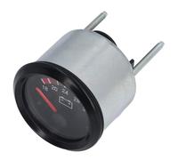 Pssopp Medidor de Voltímetro de 52 Mm, Indicador de Voltaje del Motor de 24 V de Aleación de Aluminio, Monitoreo de Alta Precisión para Camión, Barco, RV