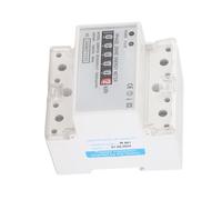 Pssopp Medidor Electrónico de KWh Monofásico 4P Medidor de Energía en Carril DIN 220V 230V 10 a 40A Pantalla Digital Salida de Pulso para el Hogar Taller Monitoreo del Consumo de Energía