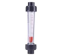 Pssopp Méter de Flujo de Agua 100, Medidor de Flujo de Agua Tipo Tubo de Plástico LZ-15D, Estructura Simple, Rendimiento Confiable, Inquebrantable y Resistente para una Fácil Instalación y Uso