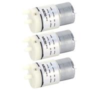 Pssopp Micro Bomba de Aire 3 Uds Micro Bomba de Diafragma DC6V 3W, bajo Ruido para Electrodomésticos, Mini Motor de Aire de Agua Al Vacío, Nan