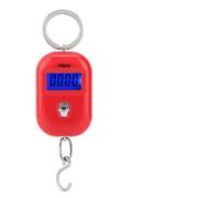 Pssopp Mini Báscula Electrónica Portátil de 25 Kg/5 G, Gancho para Llavero de Bolsillo Digital con Pantalla LCD y Función de Bloqueo para Pesar Frutas y Verduras