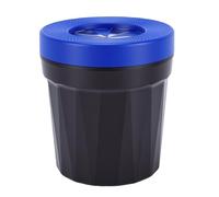 Pssopp Mini Bote de Basura para Automóvil con Tapa, Botes de Basura, Contenedor de con Cepillo de Limpieza y 30 Bolsas de para Automóvil, Oficina, Hogar, Mini Bote de para con Tapa, Portavasos de ABS,