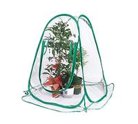 Pssopp Mini Cubierta para Plantas de Invernadero, Invernaderos Emergentes de PVC para Cultivo en Interiores, Ventana Enrollable Transparente, Fácil Uso para Plantas Pequeñas y Refugio