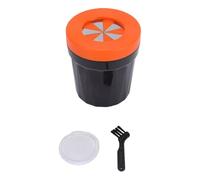 Pssopp Mini Cubo de Basura para Coche con Tapa, Cubo de Basura Portátil para Portavasos, Accesorios para Vehículos de Oficina, Hogar, con 30 Bolsas de, Material ABS Resiste