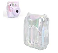 Pssopp Mini Estuche de Cámara Protectora, Diseño de Botones Huecos de Material de PC Transparente Ligero Crystal Bolsa de Cubierta Dura con Correa Ajustable para Mini 12 con