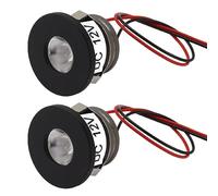 Pssopp Mini Foco LED, Foco Empotrable de 1 Vatio y 2 Piezas para Joyería