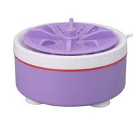 Pssopp Mini Lavadora Turbo Eficiente Lavadora Turbo Portátil para Ropa Pequeña Mini USB para Viajeros en Casa (Purple)