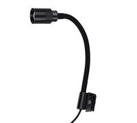 Pssopp Mini Luz LED para Acuario con Clip para Tanques Plantados, Tanques de Luces de Acuario, Cuello de Cisne de 360°, 3 Modos de Color Regulables para Plantas Vivas, Pecera Mini Luz LED para con