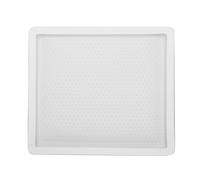 Pssopp Mini Plato Satelital Cubierta Protegida, Polvo de Agua y a Prueba de Amortiguación Aplicación Ancha Protector de Antena de Plato de Silicona para Uso en Exteriores (White)