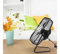 Pssopp Mini Ventilador Portátil con Energía Solar USB con Soporte Ajustable para Acampar Al Aire Libre Pesca Senderismo Viajes